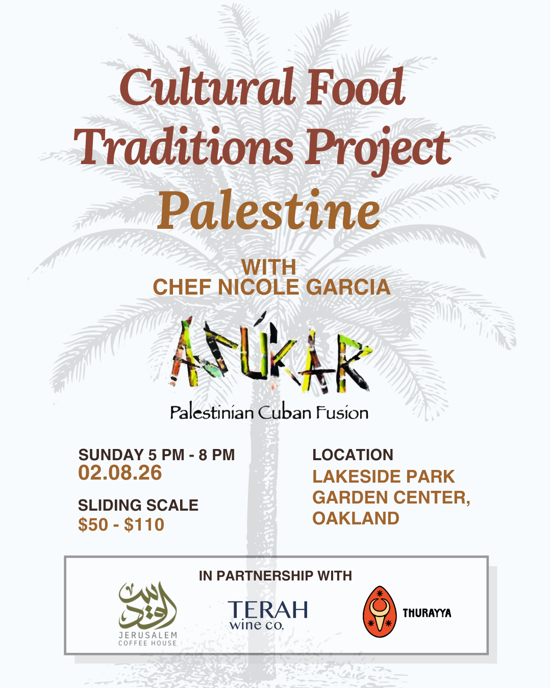 February 8th, 2026: Cultural Food Traditions Project: Palestine