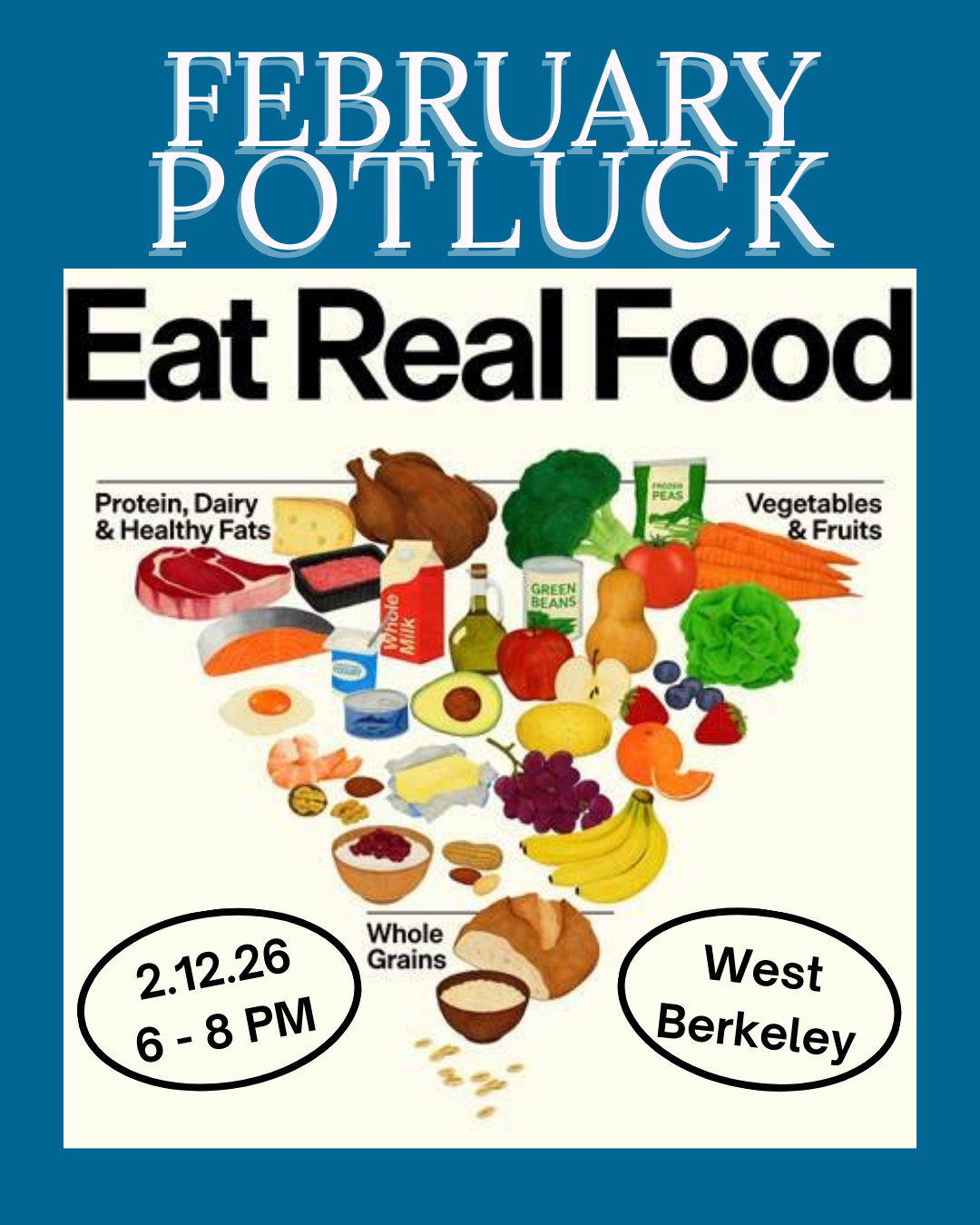 April 9th, 2026: SFEB Potluck: Breaking Down USDA Dietary Guidelines