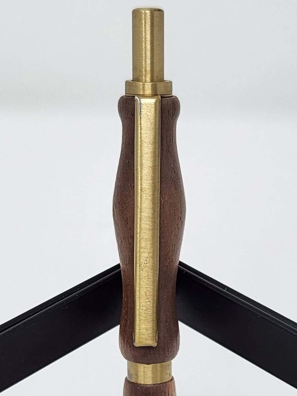 Walnut and Antique Brass