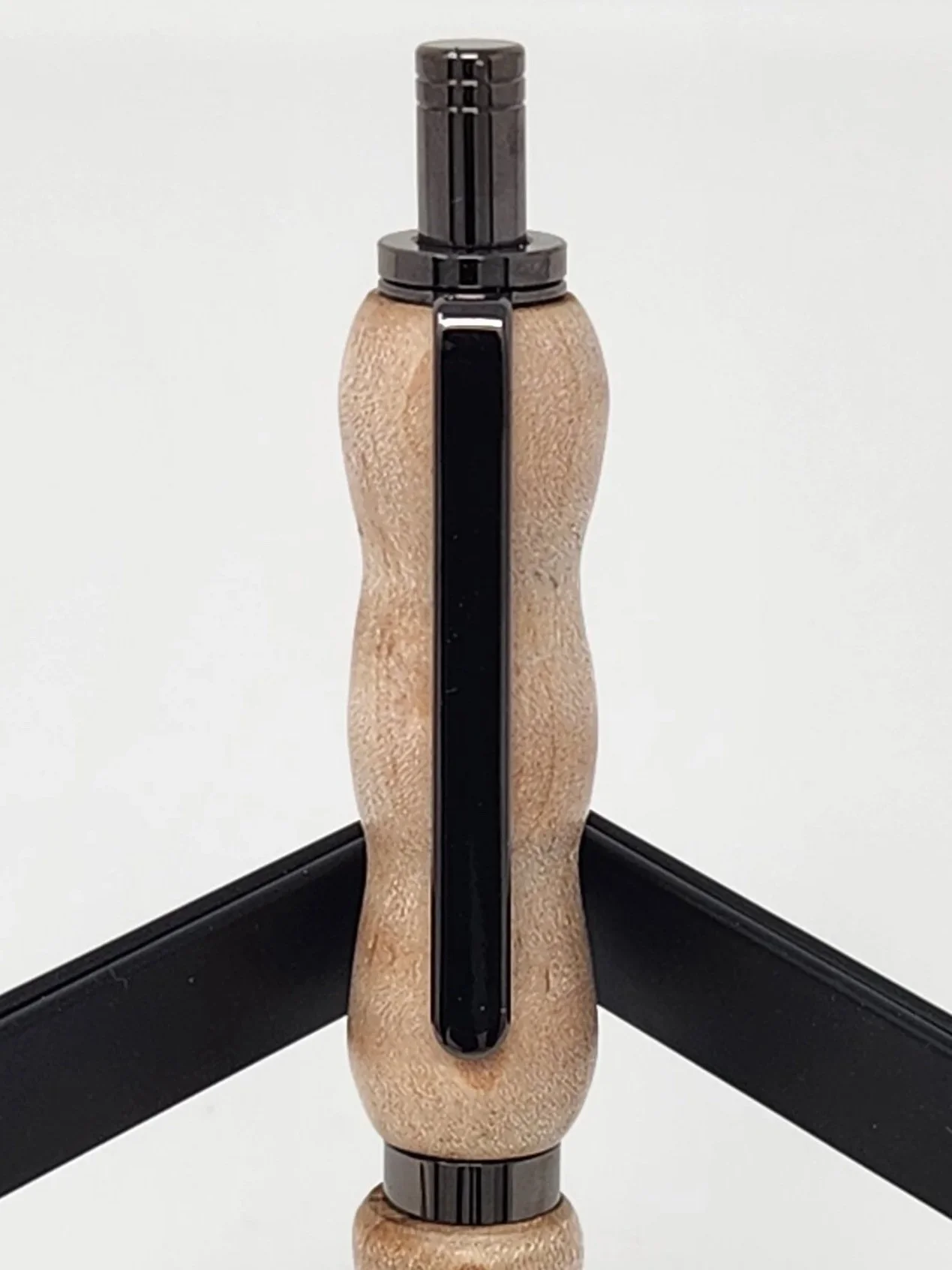 Maple Curly and Black Titanium