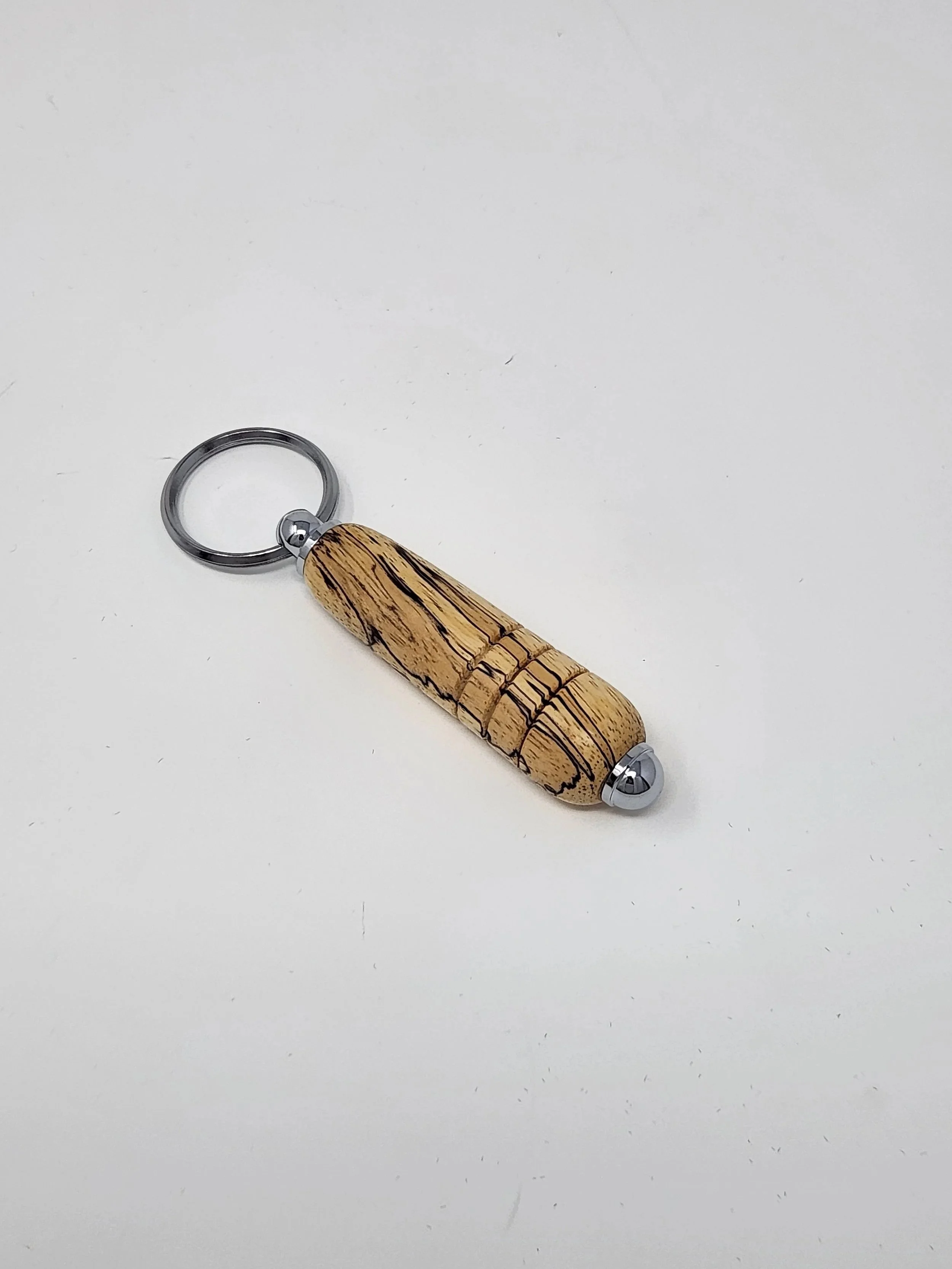 Spalted Tamarind and Chrome