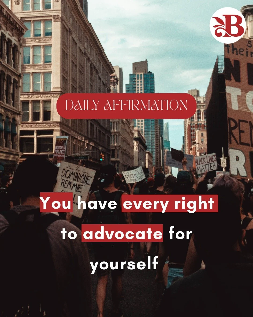 &ldquo;You have every right to advocate for yourself&rdquo;
&ldquo;You have every right to advocate for yourself&rdquo;

It can be easy to advocate for others, to stand up for what&rsquo;s right, or just to be the bigger person when you are helping o