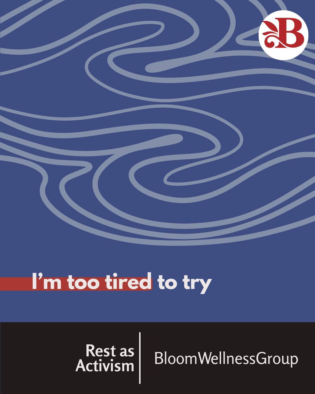 #MythBustingMondays
&ldquo;I&rsquo;m too tired to try.&rdquo;

Exhaustion is such a big factor for everyone. We are all busy, trying to juggle all the different aspects of life and the demands put on us. Today&rsquo;s reminder is to just take small s