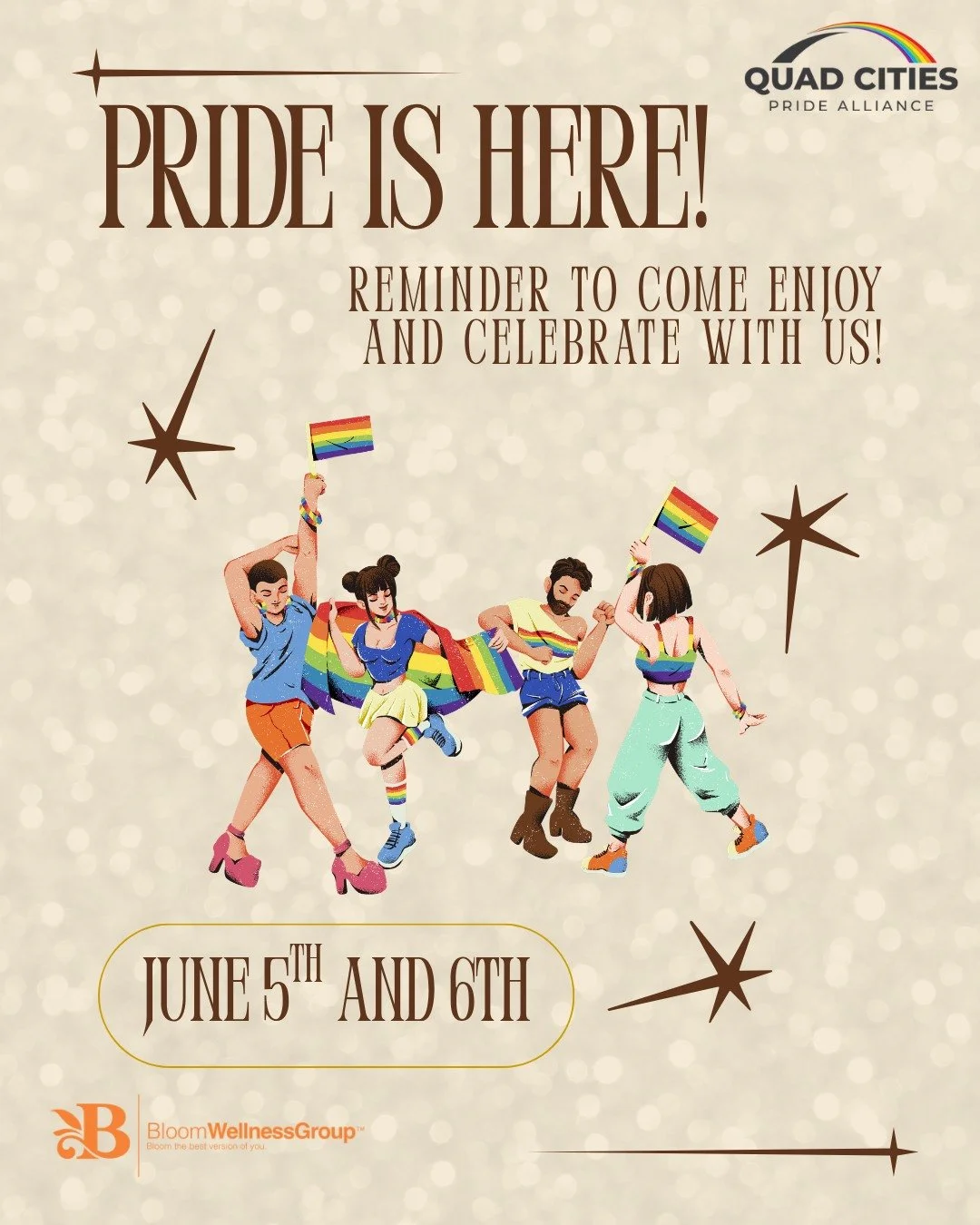 Pride is here! 🌈  We will be at the 2026 Quad Cities Pride Festival this weekend. As you enjoy all the celebrations, stop by our table, meet our clinicians, and get some freebies! Join us at Schwiebert Riverfront Park in Rock Island, IL! 🏳️&zwj;🌈 