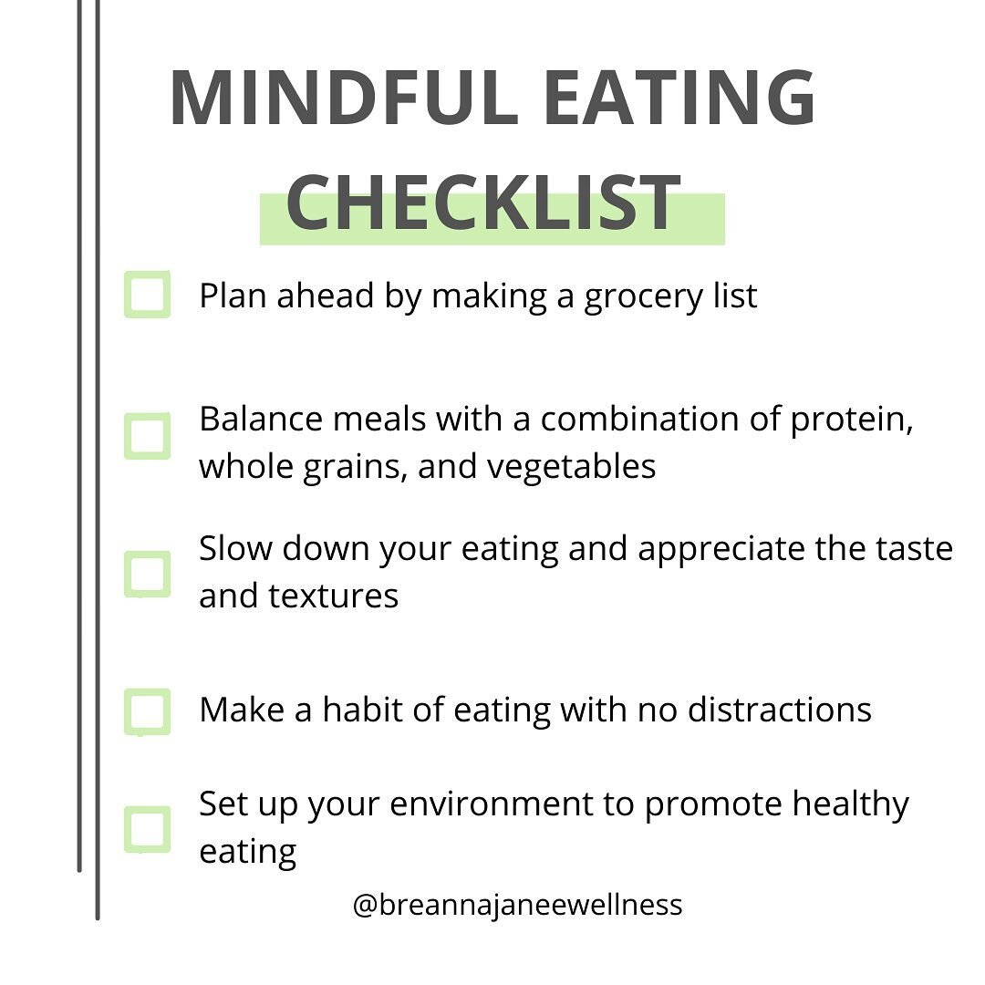If you haven&rsquo;t already check out my last post on what mindful eating ways

Here are some actions you can take to eat more mindfully

Any you see that you already do or would like to try this week? Let me know in the comments

📌 Save for later!