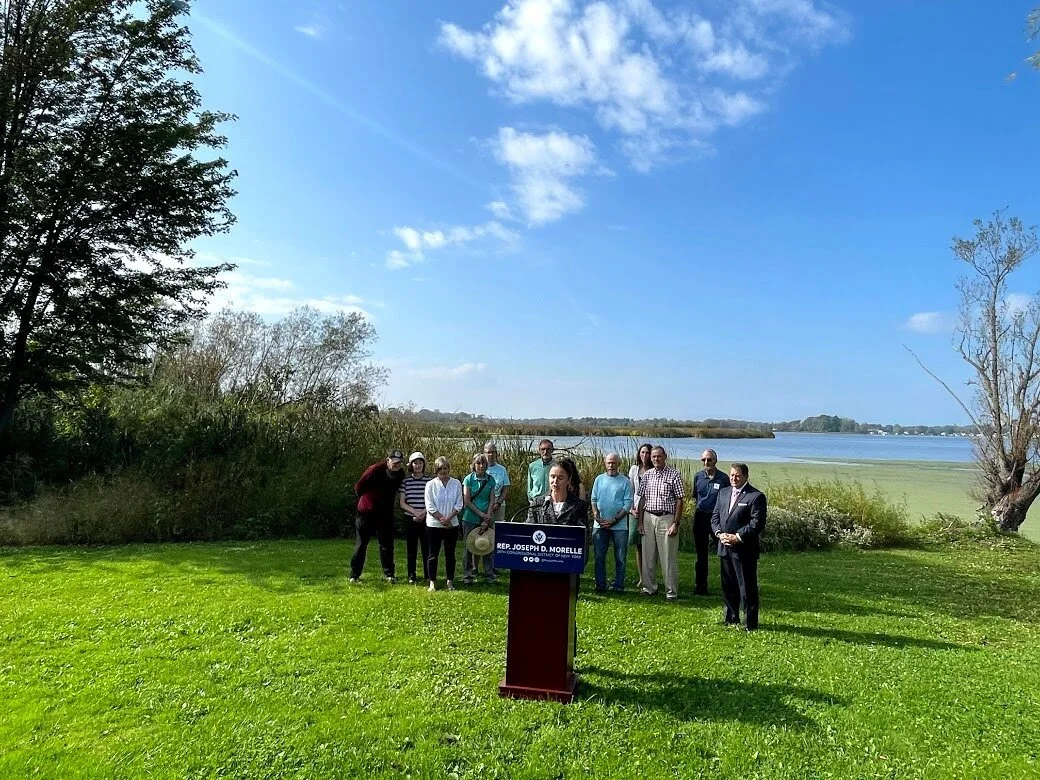 Exec. Dir. Abby McHugh-Grifa joins Rep.Morelle to call for bold, swift climate solutions