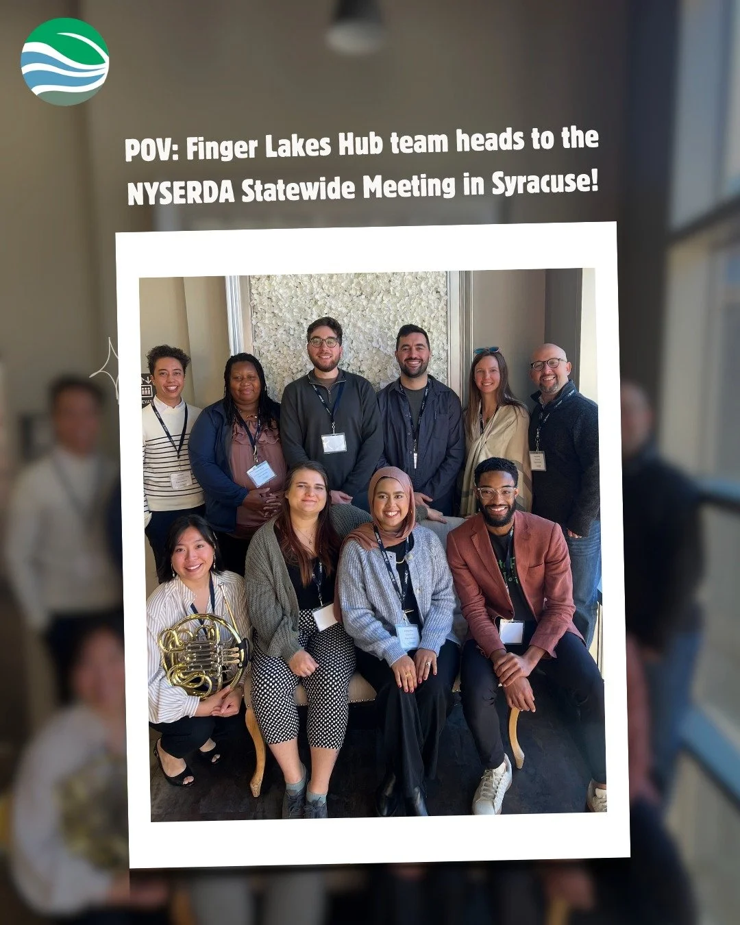Earlier this month our Finger Lakes Hub team spent two days in Syracuse with fellow Clean Energy Hubs from across New York State! 🌱

We learned, shared, and connected on innovative projects making clean energy more accessible for everyone. 💡

Shout