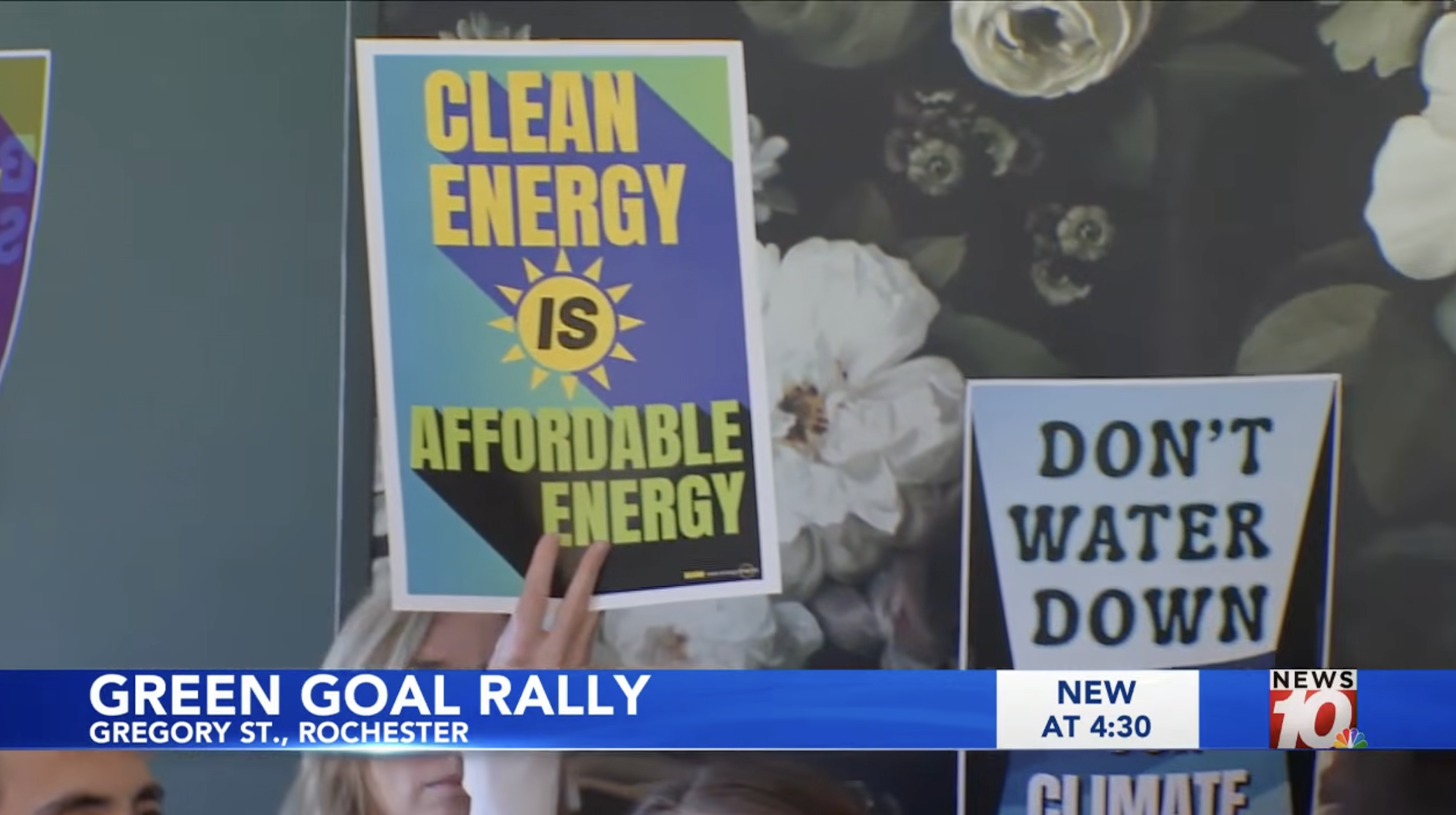 Advocates urge lawmakers to maintain clean energy goals at rally in Rochester