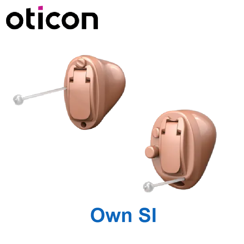 Oticon Own si - the latest custom hearing aid with high quality sound.