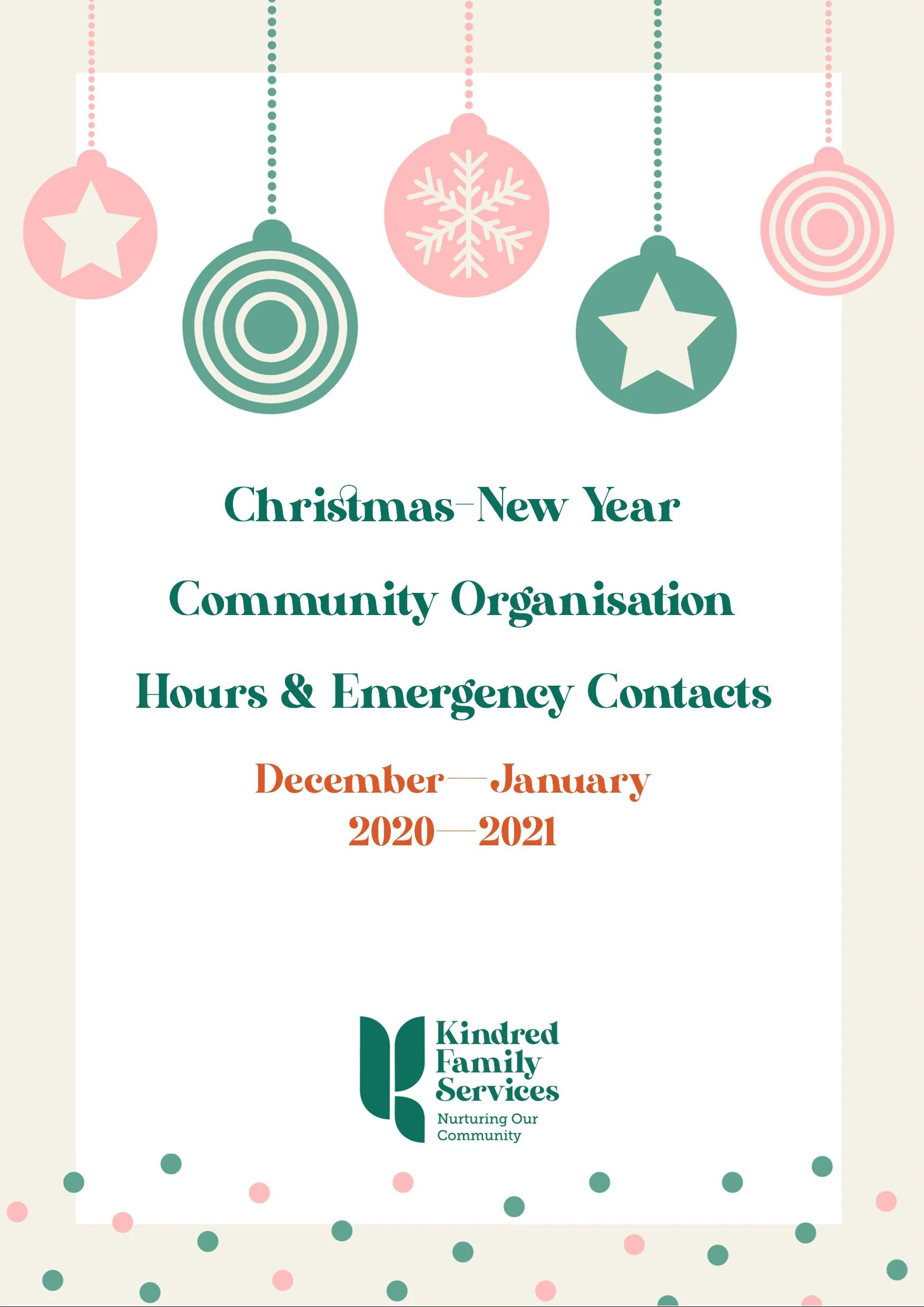 Help Over Christmas Break 