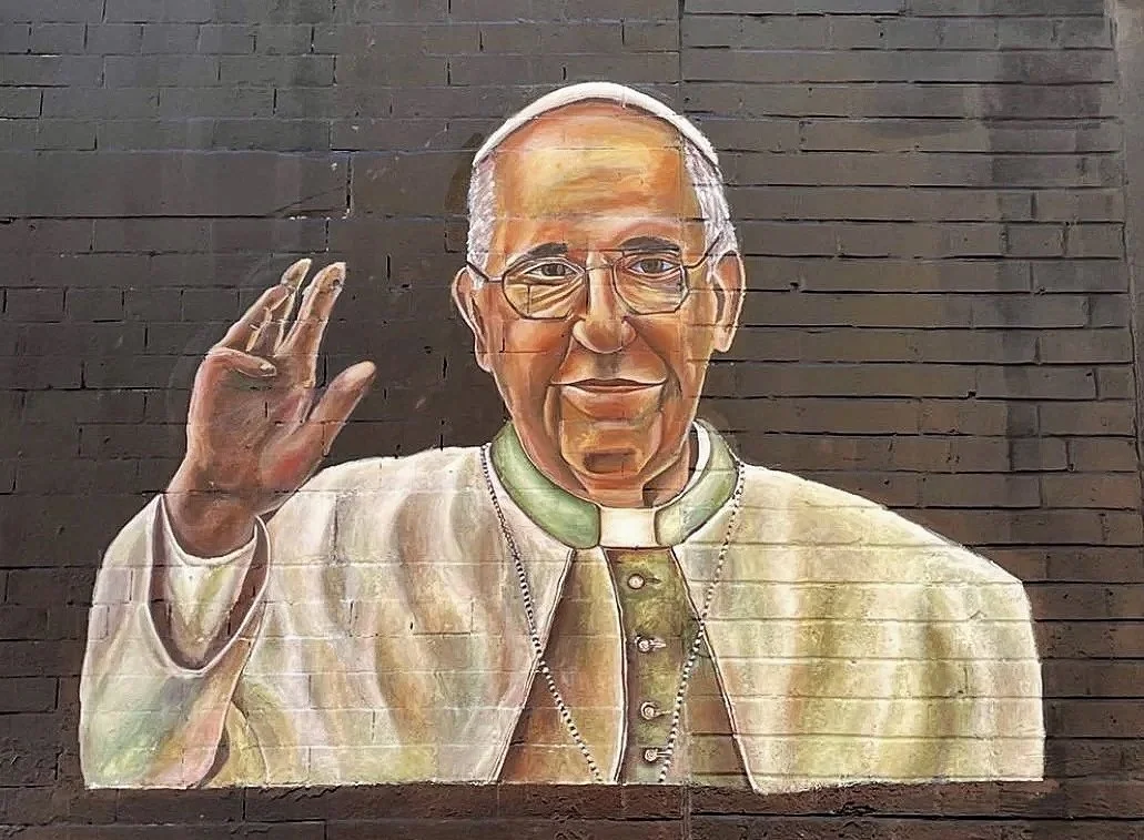 Pope Francis Mural, SoHo, Manhattan