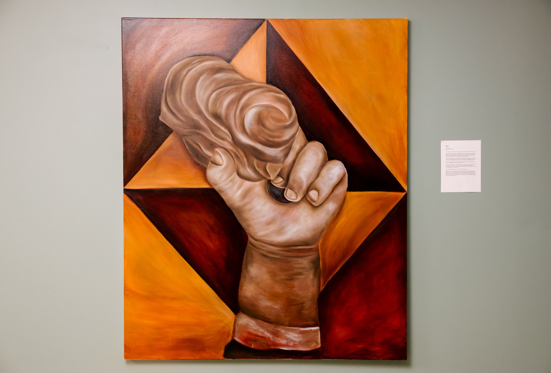 Gaza, oil and acrylic on canvas 60 x 72
