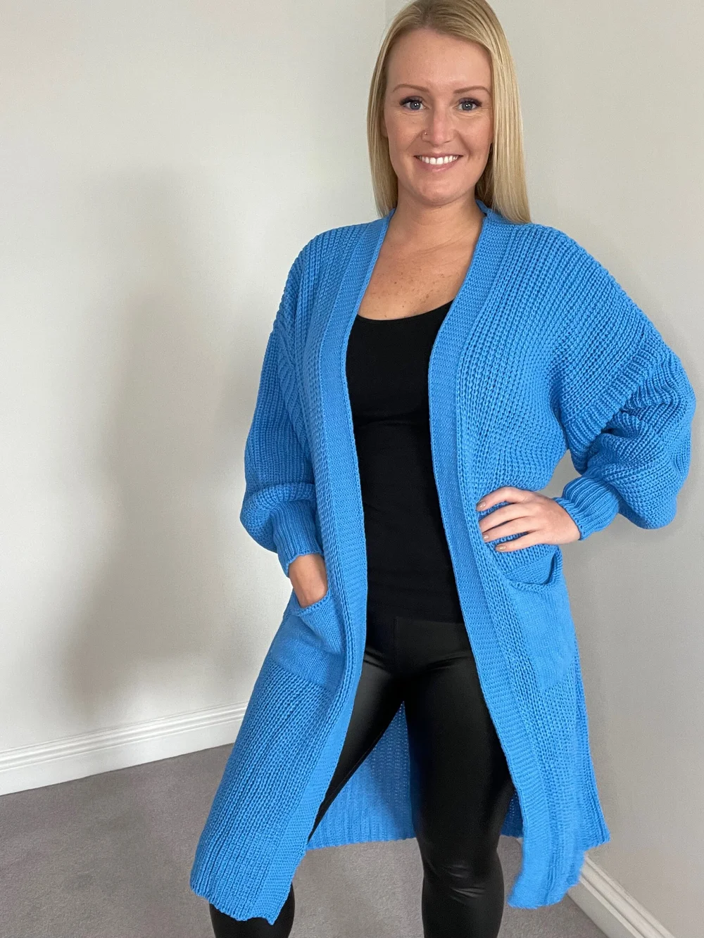 Bell sleeve hotsell long cardigan