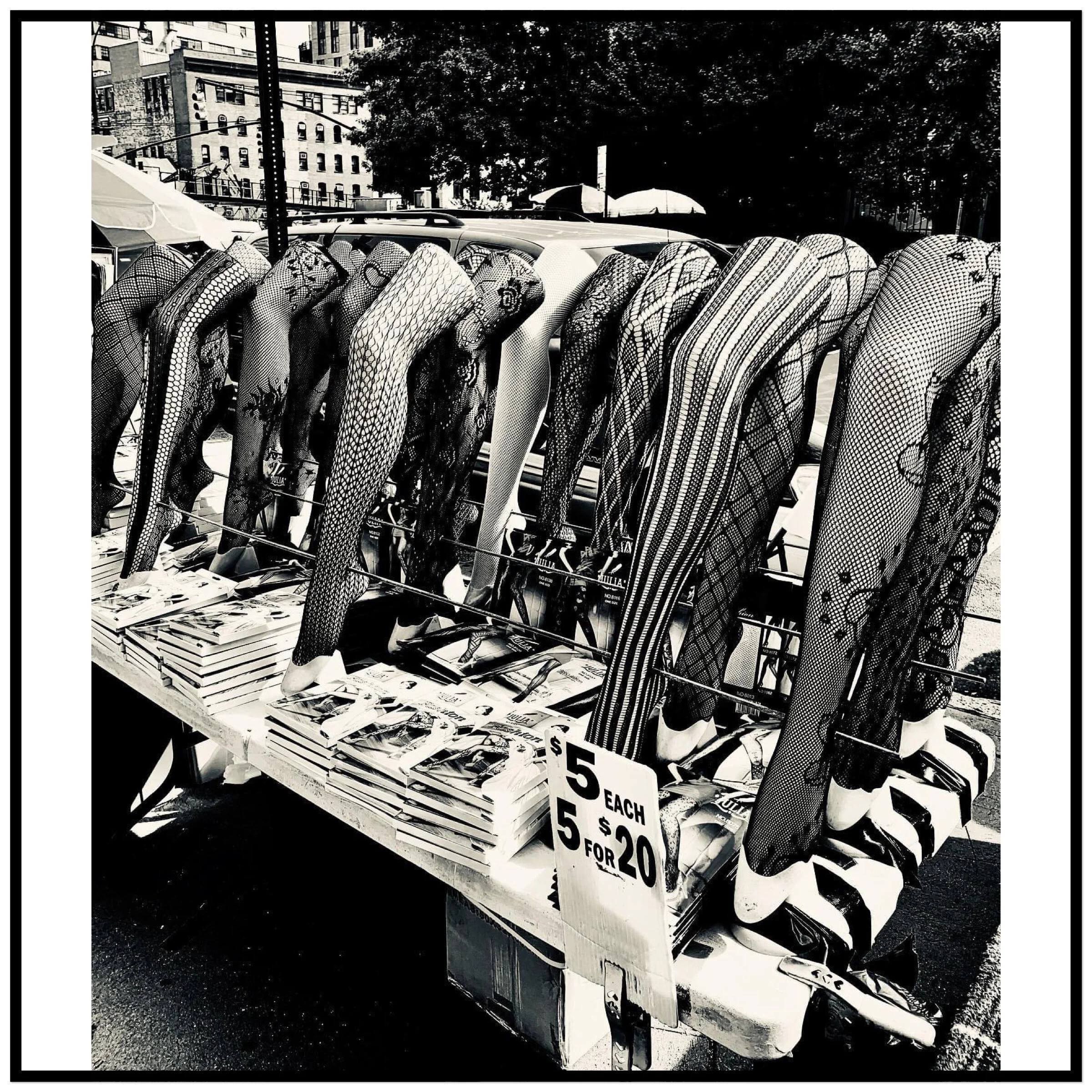 She's got legs (downtown Brooklyn vendors)
