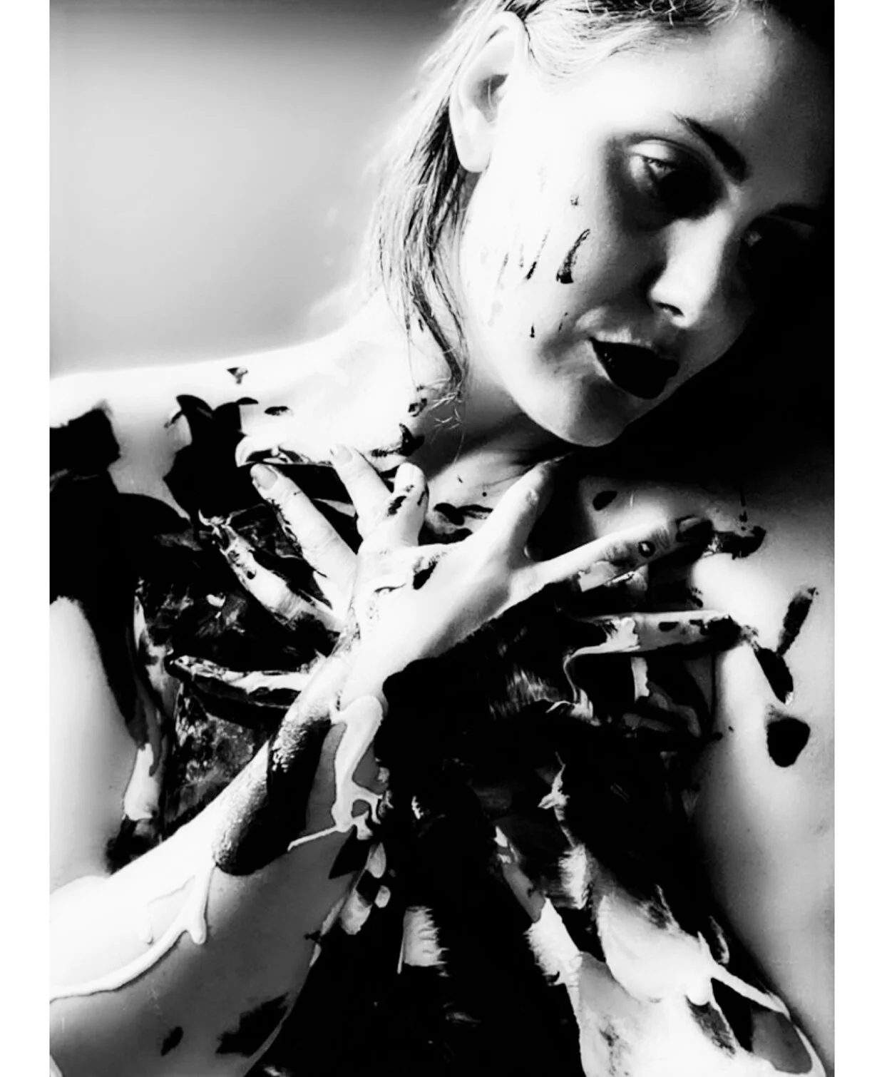 Drip Paint (self portrait)