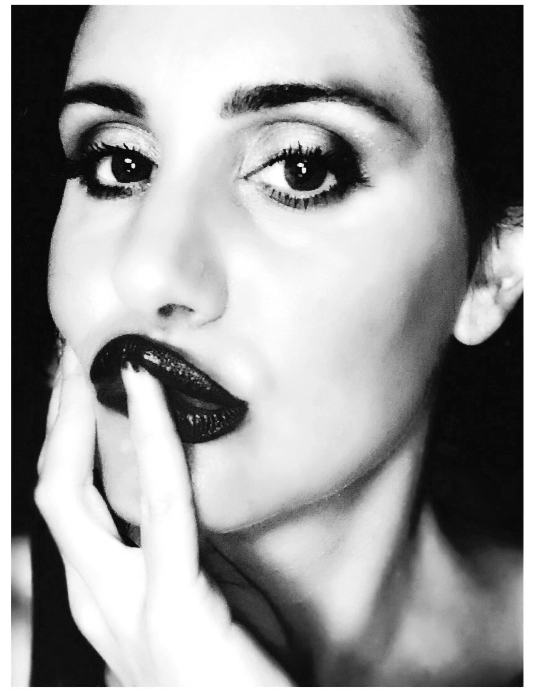 Lucious lips (self portrait)