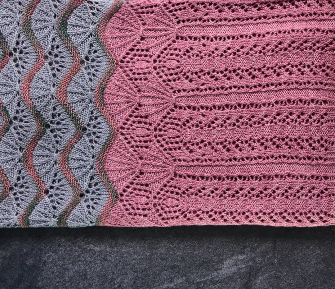 Next week! This beautiful design will be out for your needles 💓🌱 
.
I used the beautiful fingering weight @wildatlanticyarns Emer 4ply, an organic and non super wash merino. 
.
Are you maybe ready for a new caston?  I've got major castonitis at the