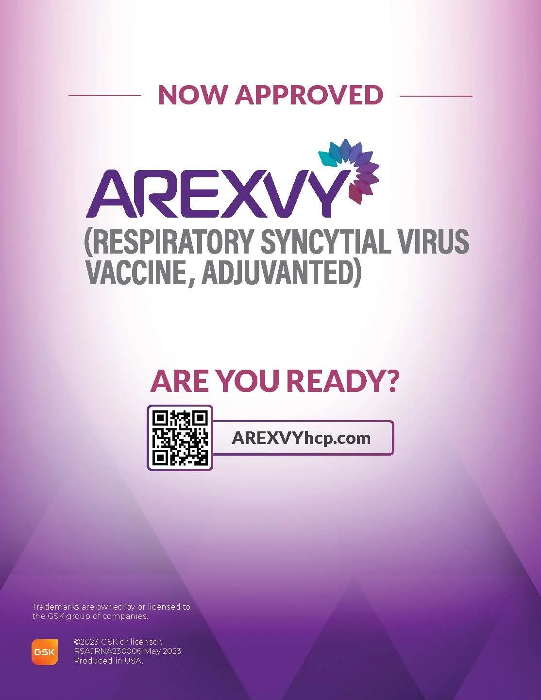 AREXVY - Now Approved HCP Leave Behind (Print)