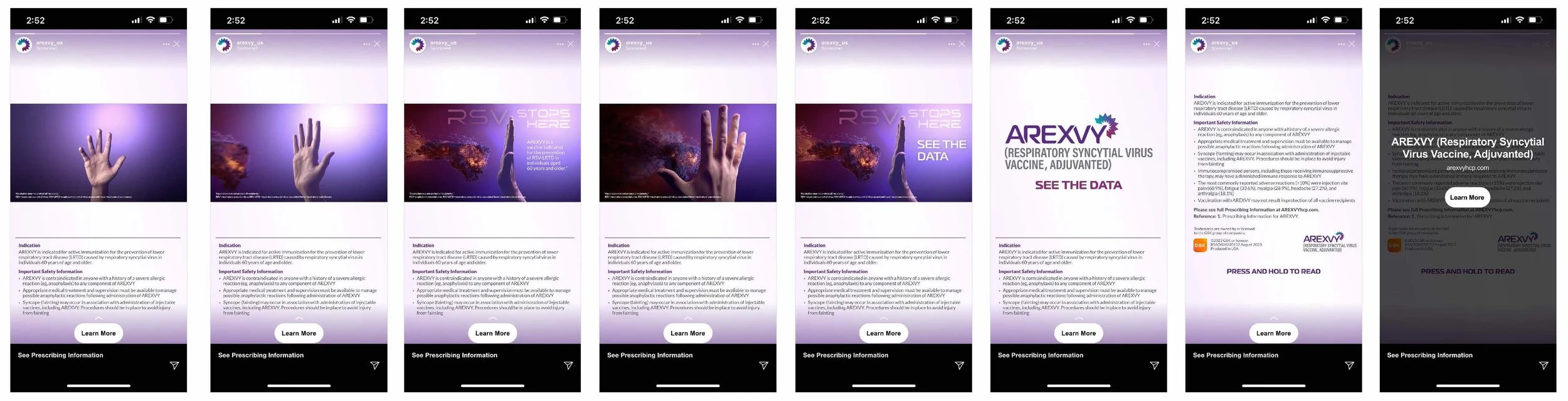 AREXVY - Now Approved Instagram Story