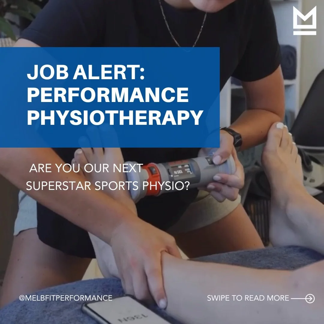 Performance Physio Job Alert 🚨 

We are on the hunt for our next sports physio to join the team 😍

If you have a passion working with athletes with a team of professionals to assist you, then this is the job for you 💥

Link in bio, apply today 💯
