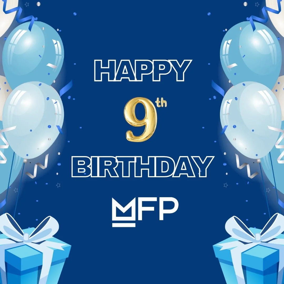 Happy 9th Bday Team MFP 🥳

Thank you to all our amazing athletes (including our online ones), coaching team, partnerships and supporters! Without you all we would not be the place we are today 💙

We look forward to continuing to bring the best trai