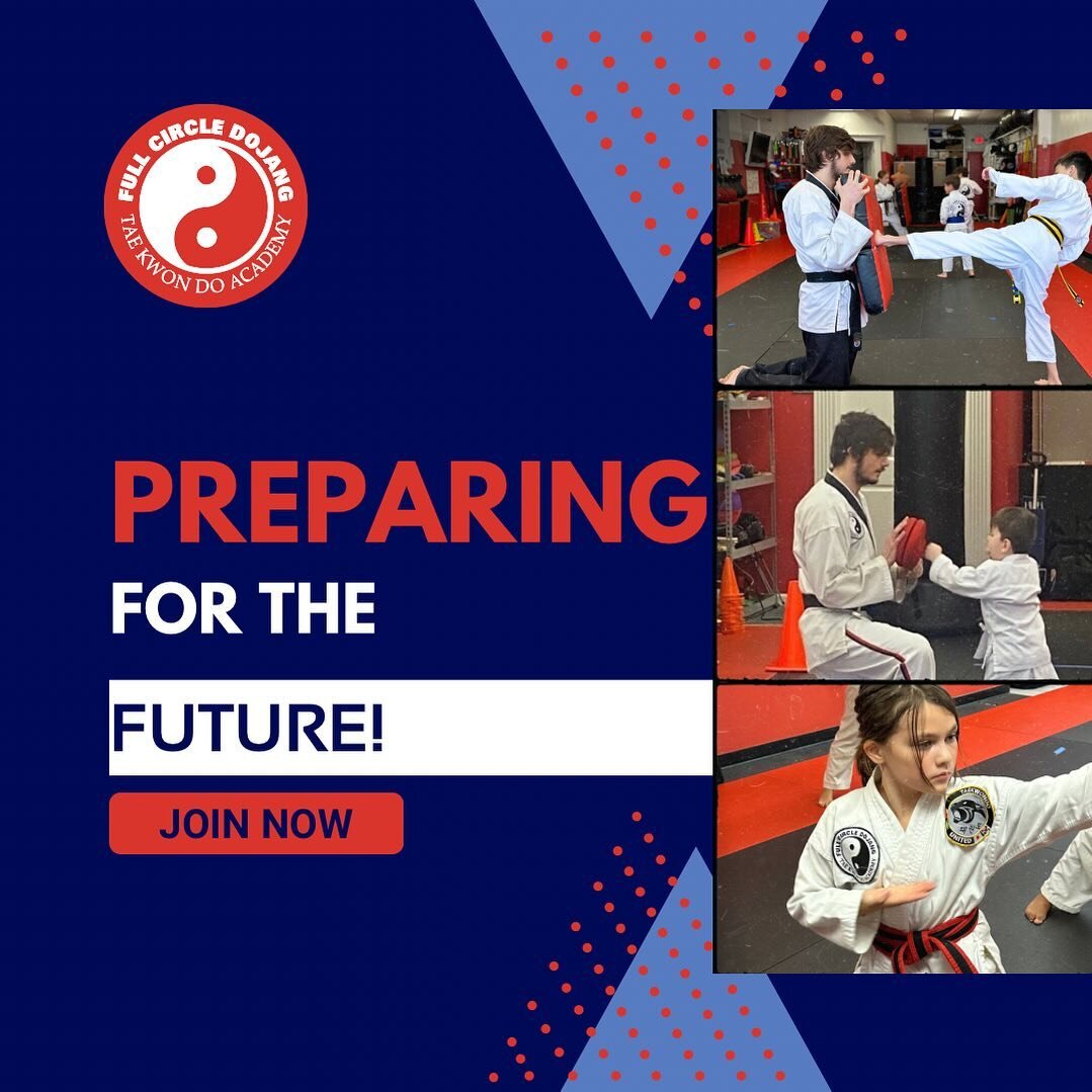 Prepared children are ready to take on the world!  Let us help you prepare your child!
*
Today&rsquo;s (Tuesday) Schedule:
🥋Beginners 5:15-6:00
☯️Intermediate/Advanced 6:00-6:45
⚔️Black Belts Only 6:45-7:30
🇰🇷Teens/Adults 7:30-8:15
*
🏠 Full Circl