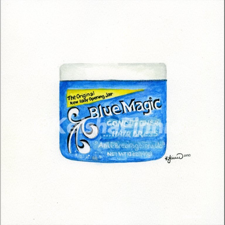Blue Magic Print — Keisha Finnie