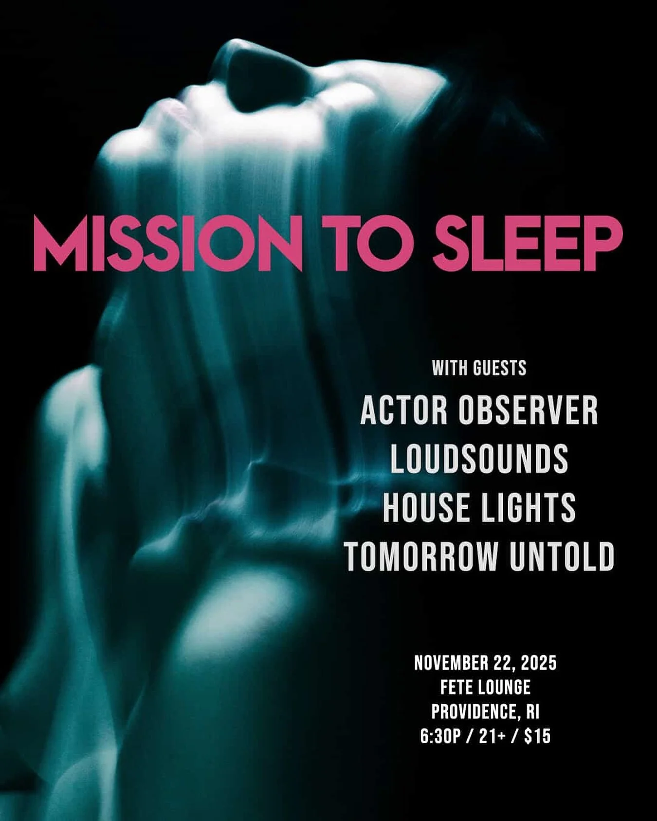 We are excited to come back to Providence in November with an absolutely stacked bill featuring our friends @actorobserver @loudsoundsband @houselights @tomorrowuntold. Tickets available now - link in bio.
