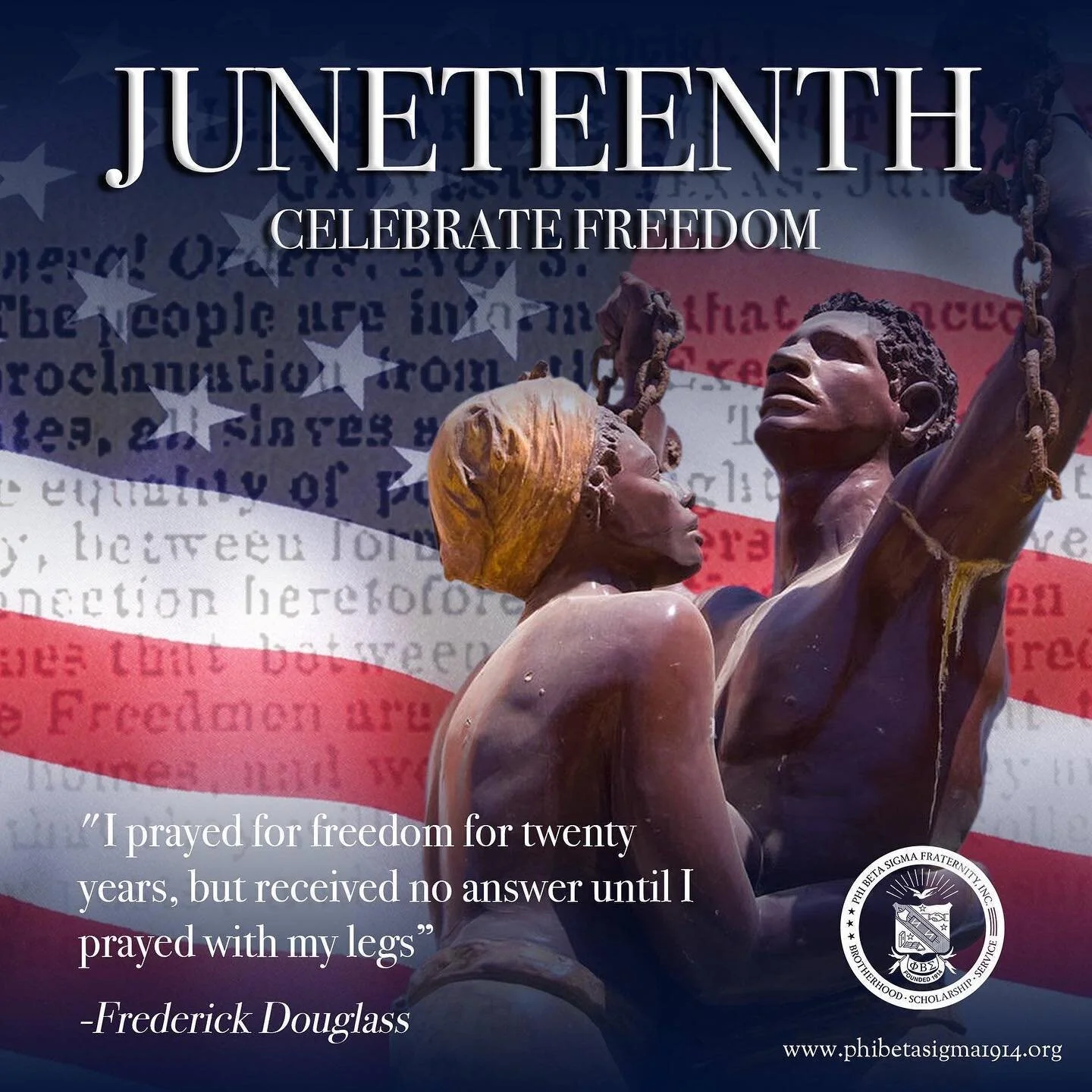 ‪Today we celebrate Juneteenth, the day the last of the enslaved Black men and women in America finally became free. The Emancipation Proclamation in 1863 had only freed the enslaved in the Union and it wasn&rsquo;t until June 19th, 1865 did the stat