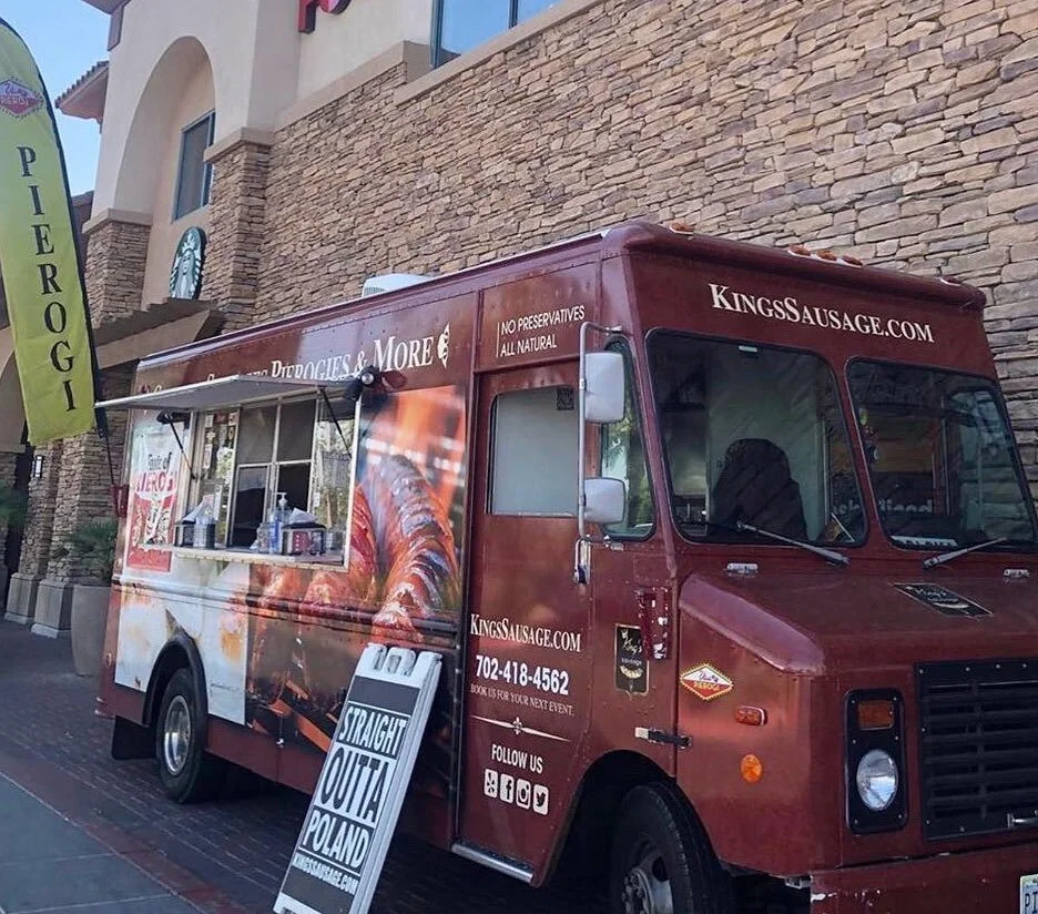 The amazing @kingssausage will be at our Inspirada farmers market TOMORROW from 3pm-8pm! 

A crowd favorite, @kingssausage serves authentic Polish cuisine including pierogi &amp; gourmet sausages. If you haven&rsquo;t tried them yet, tomorrow is your