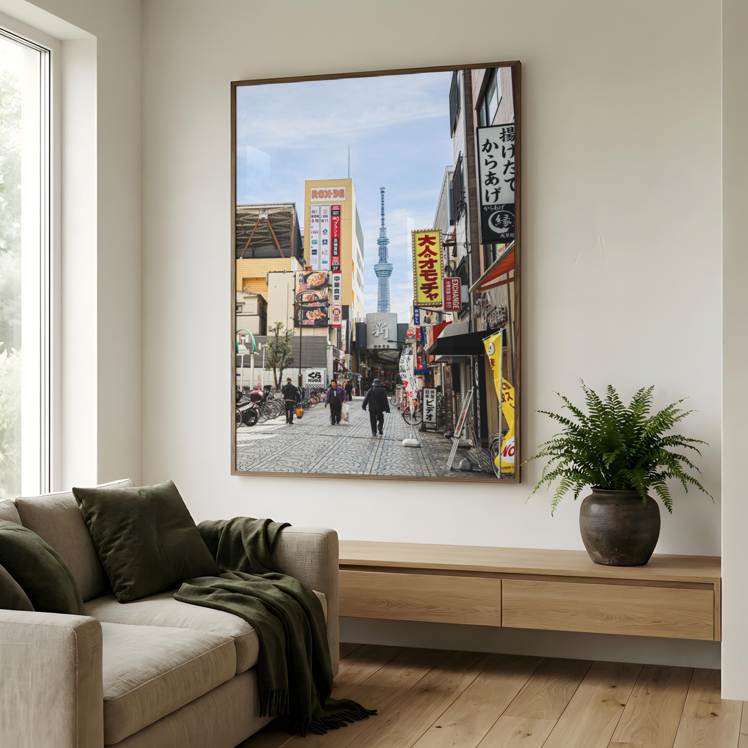 Stephanie Flores - Market View - Fine Art Print Mock Up