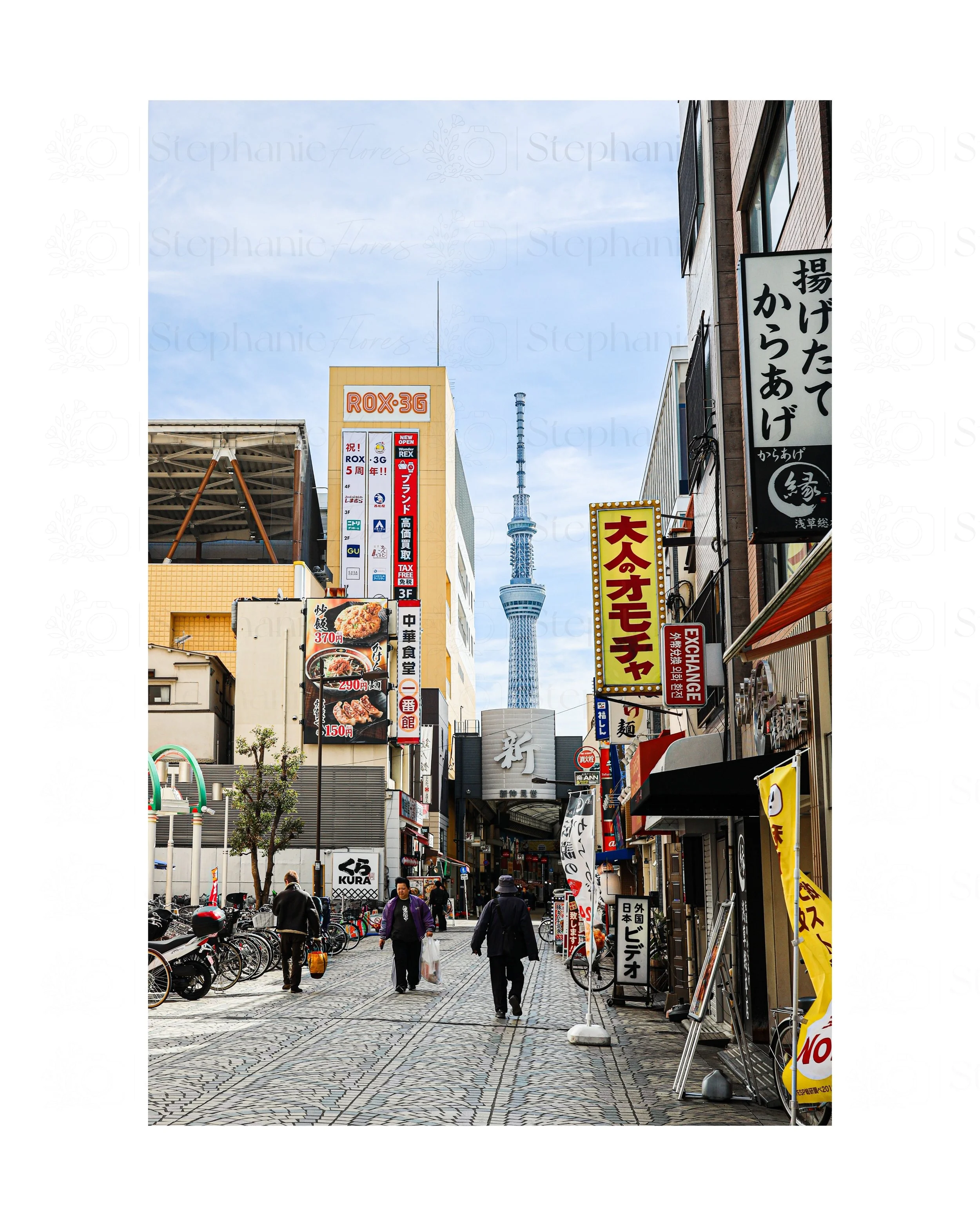 Stephanie Flores - Market View - Fine Art Print Sample