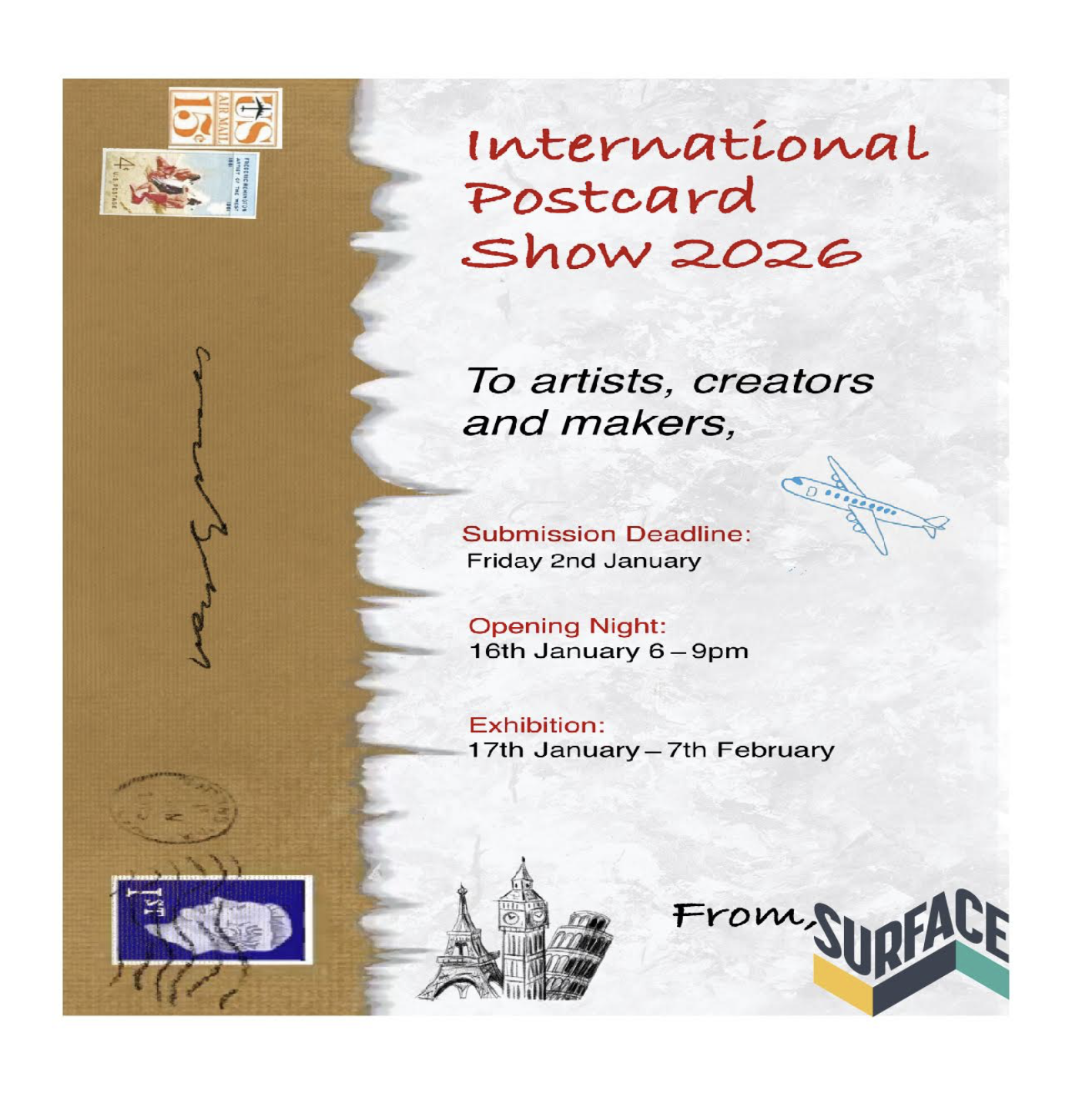 INTERNATIONAL POSTCARD SHOW: 2026