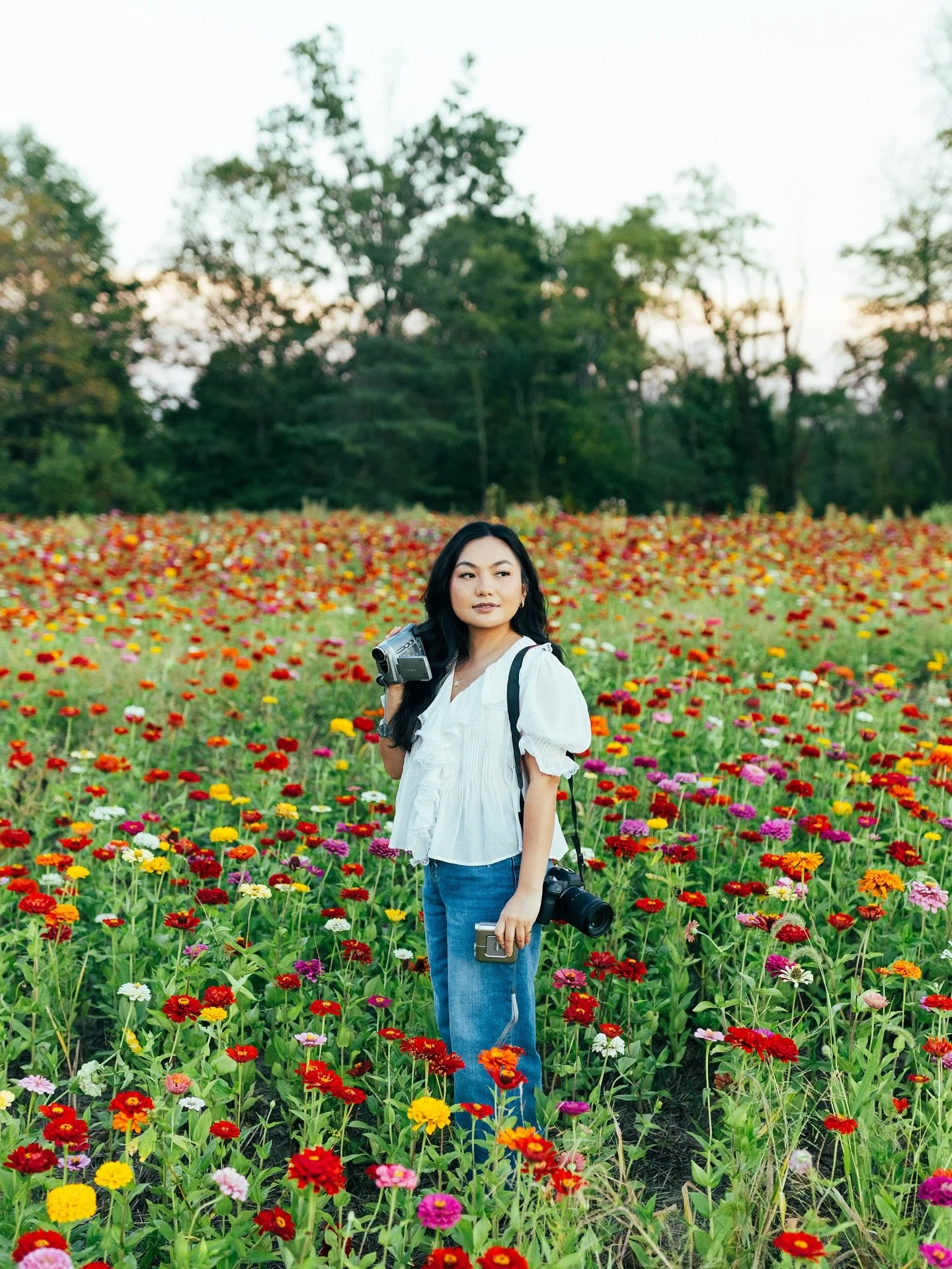 Some portraits of myself! 
🤍✨🌹🌸
Still blooming, still learning&mdash;grateful for the stories I get to carry through my lens. 

#columbusphotographer #columbuscreatives #ohiophotographer