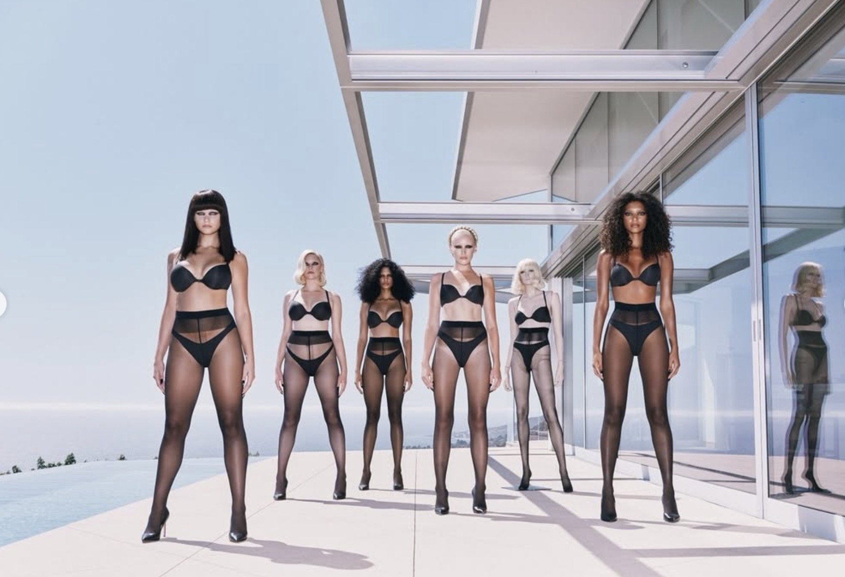 SKIMS Bra Shop photographed by @vanessa.beecroft