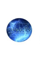 Logo for FiveD.TV with a blue globe background and digital lines