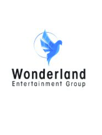 Wonderland Entertainment Group logo with a stylized blue sailboat and a hand