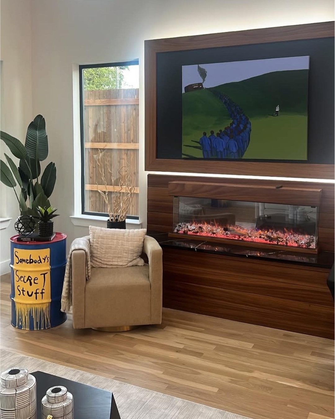 Somebody's Barrel Sculpture What is Your Why living room.png