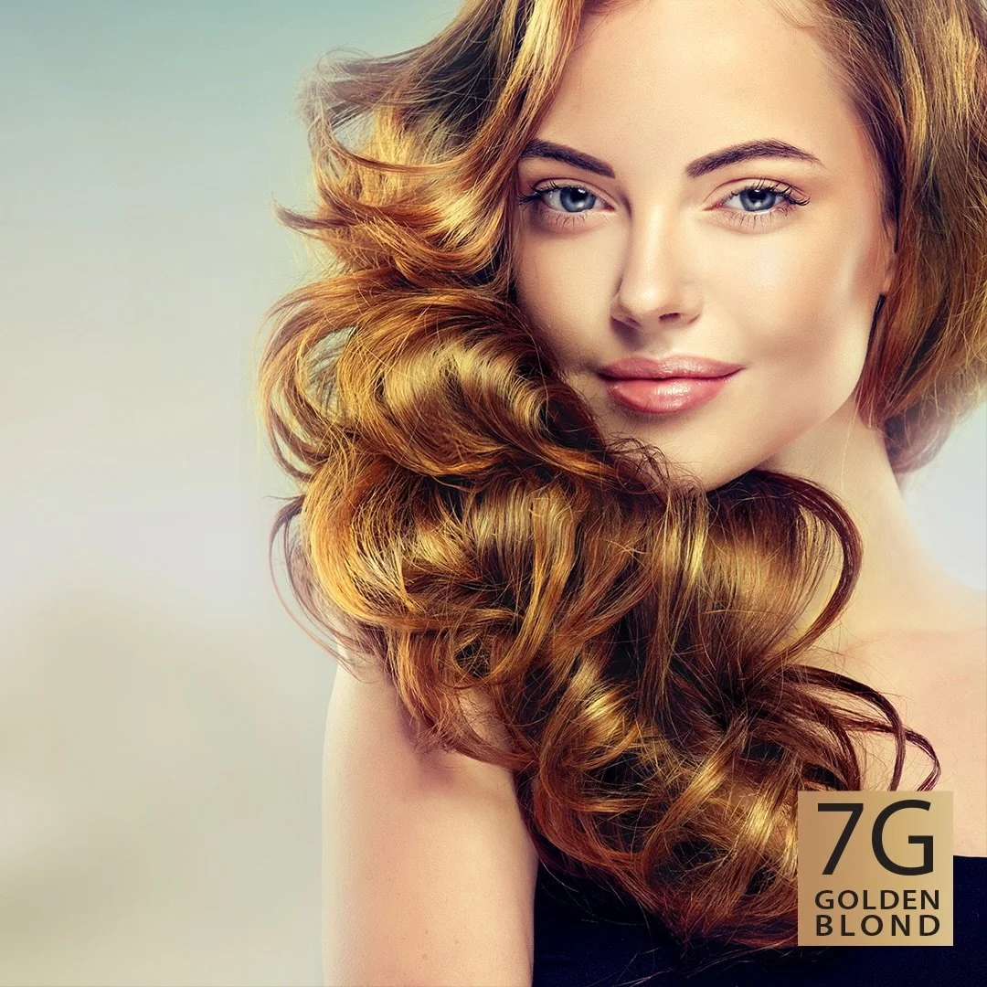 Golden hours call for golden hair.
Meet 7G Golden Blond &mdash; warm, radiant and made to glow all summer long. 🌿
Naturally beautiful colour, with shine that loves the sunshine.

Shop online and bring summer into your hair.

#ColorAndSoin #GoldenBlo