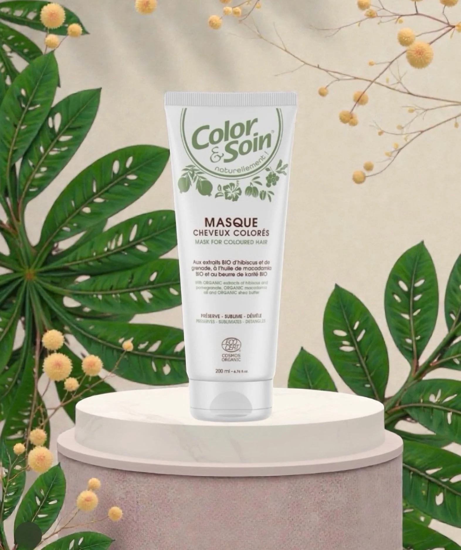 A little extra care goes a long way 🌿

Our Color &amp; Soin Mask for Coloured Hair helps preserve colour, boost shine and leave hair feeling soft, nourished and healthy &mdash; naturally.

Plant-powered. Gentle. Beautiful results.

🛒 Buy online via