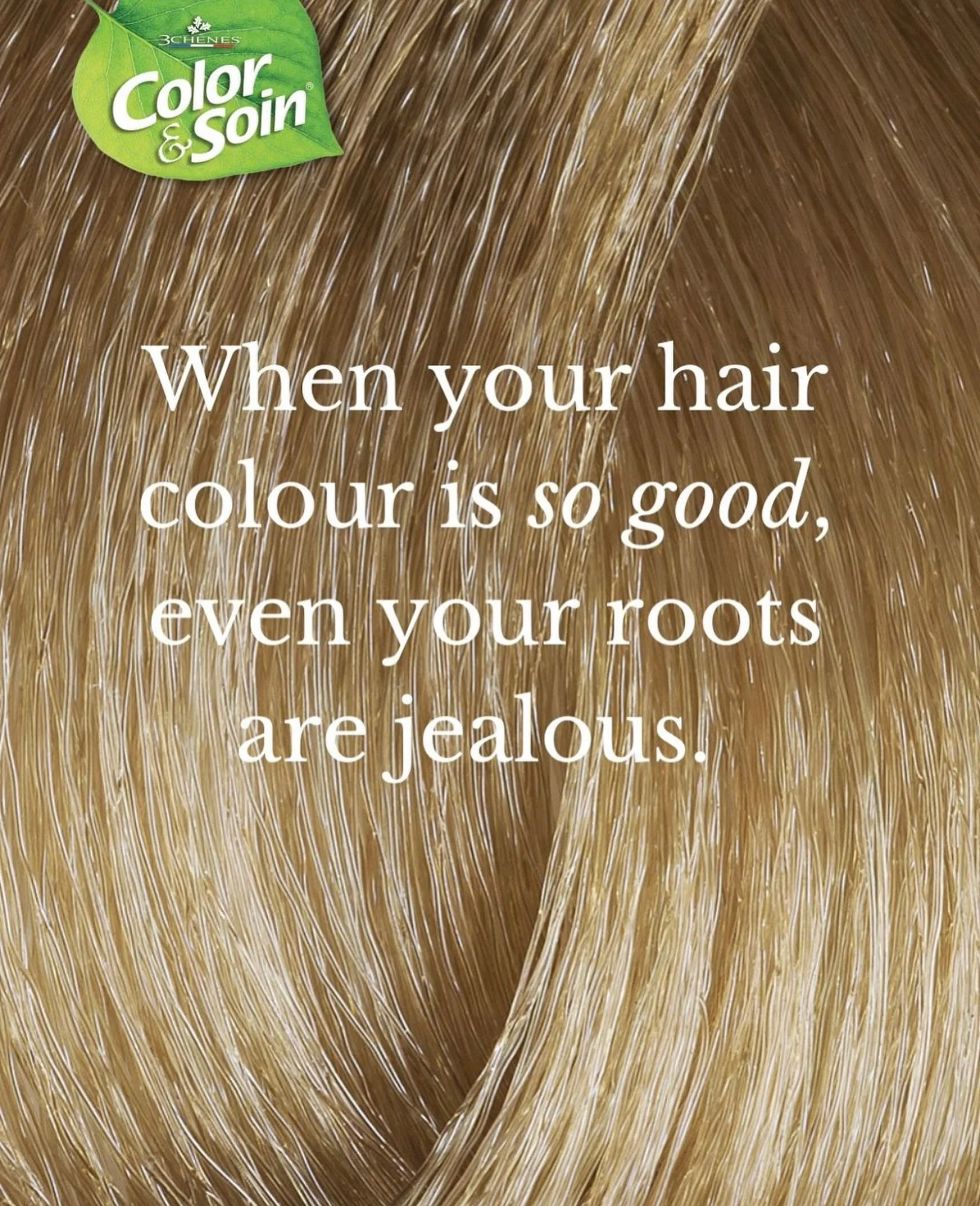 When your colour is flawless&hellip; even your roots can&rsquo;t compete 😉✨
Color &amp; Soin&mdash;pure pigments, vibrant results, gentle on your hair.

#ColorAndSoin #HairGoals #NaturalHairDye #HealthyHairColor #AmmoniaFree