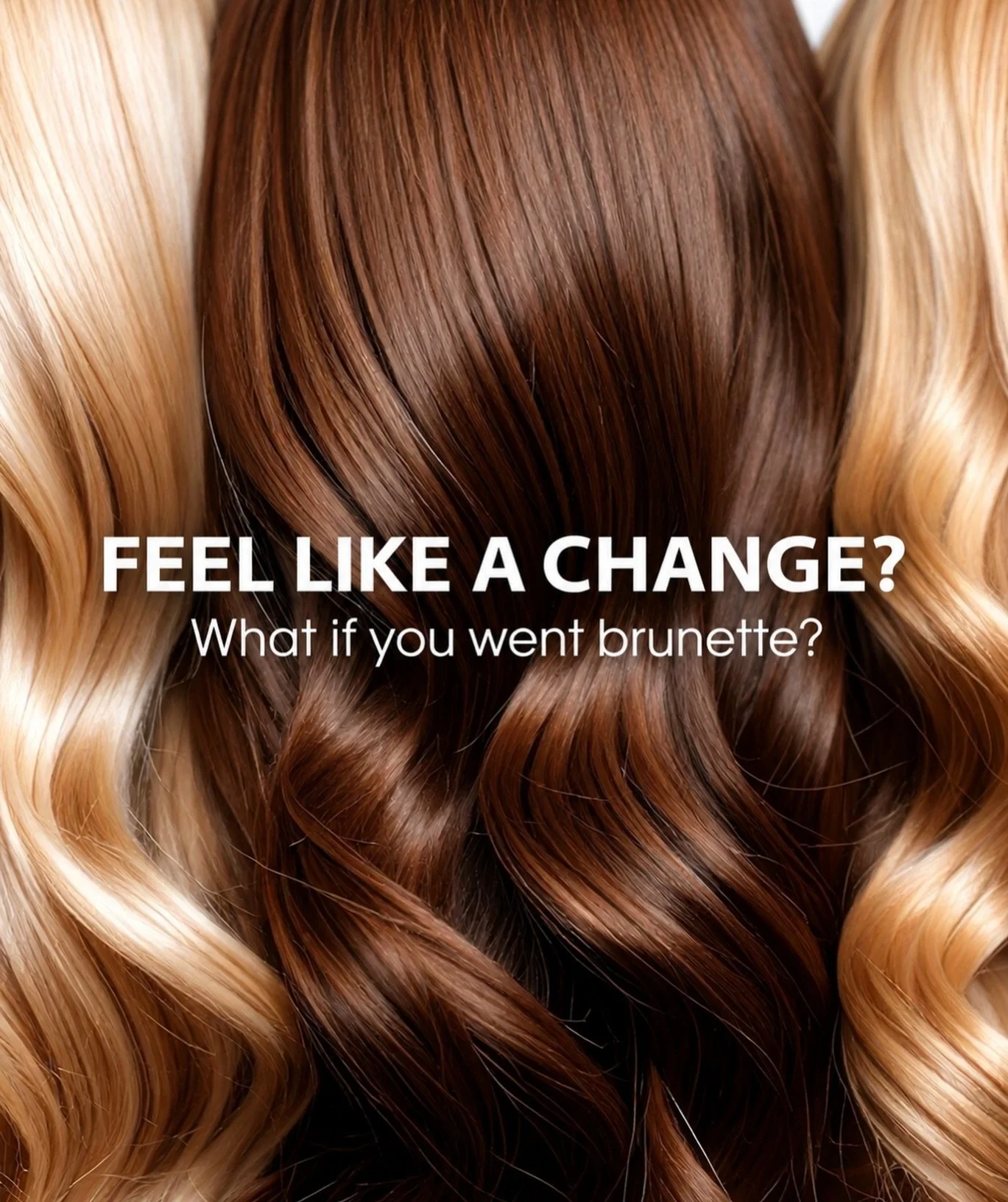 Feel like a change? 🤎

Discover the beauty of brunette with rich, dimensional tones designed to create a soft, luminous and naturally beautiful result.

With Color &amp; Soin, enjoy beautiful permanent colour while covering greys and caring for your
