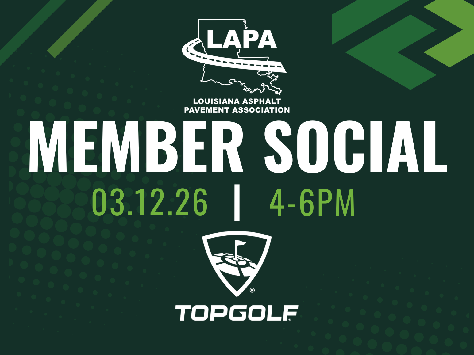 Top Golf Member Social 3.12.26