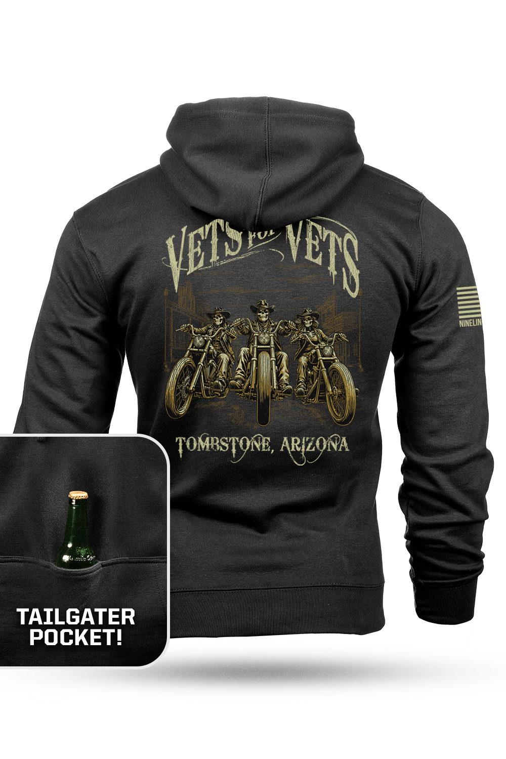 VHV Hoodie Black