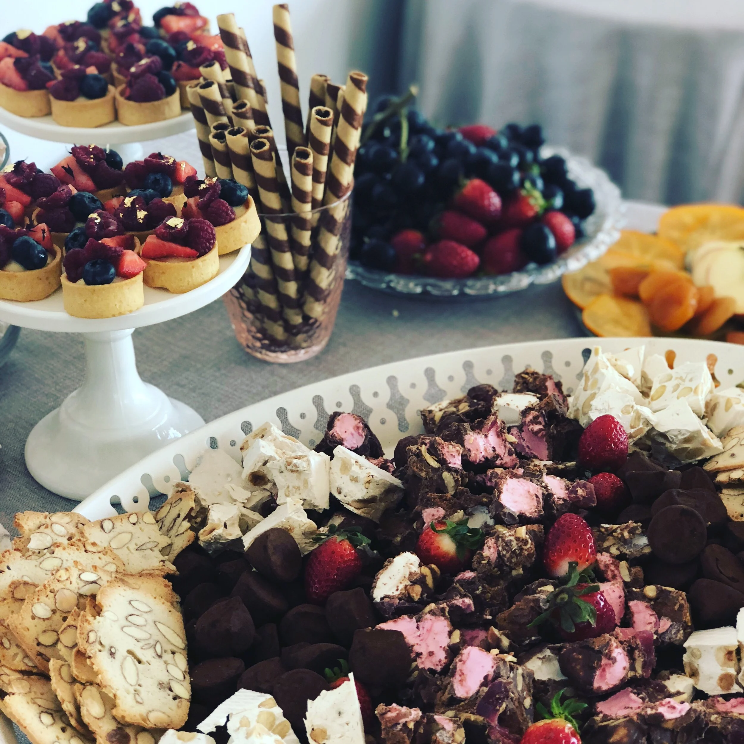  Rocky road and assorted sweets graze 