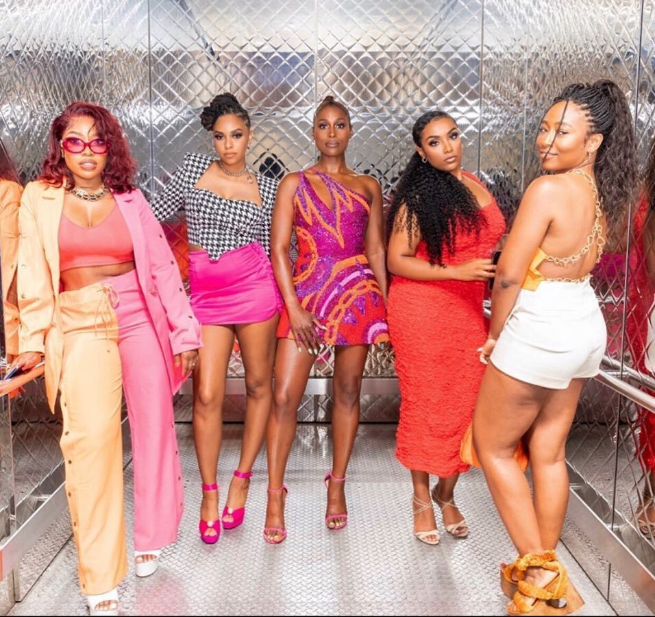 Queen @issarae + the bad bitches of Rap Sh!t lookin&rsquo; like they bout to drop the hottest mixtape 😍🔥 

Starring KaMillion + Aida Osman, the show centers around two high school friends who decide to start a rap group. 

Who&rsquo;s MF ready for 