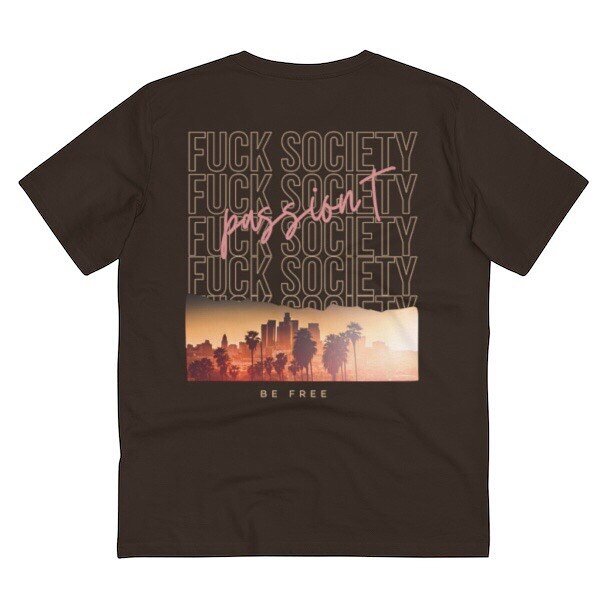 F*CK SOCIETY (be free) Tee. 

Be the rebel you wish to see with this middle finger to authority tee. 

Society stay busy tryin&rsquo; to tell us what to do. 

Eff that. Do you. 

F*CK SOCIETY is a piece from the LIBRA collection, available at the HUN