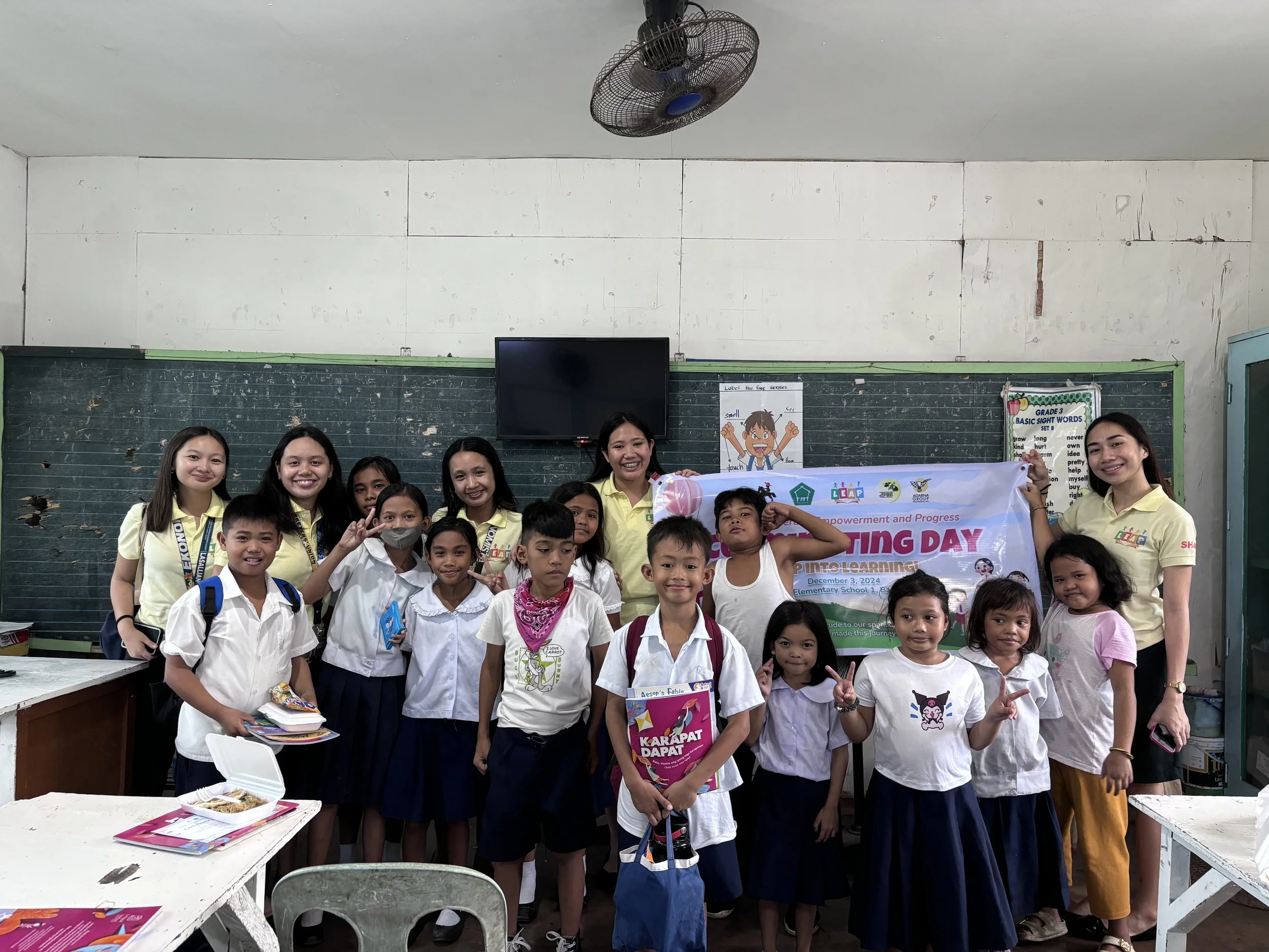 Educators of Banago Elementary School empower readers