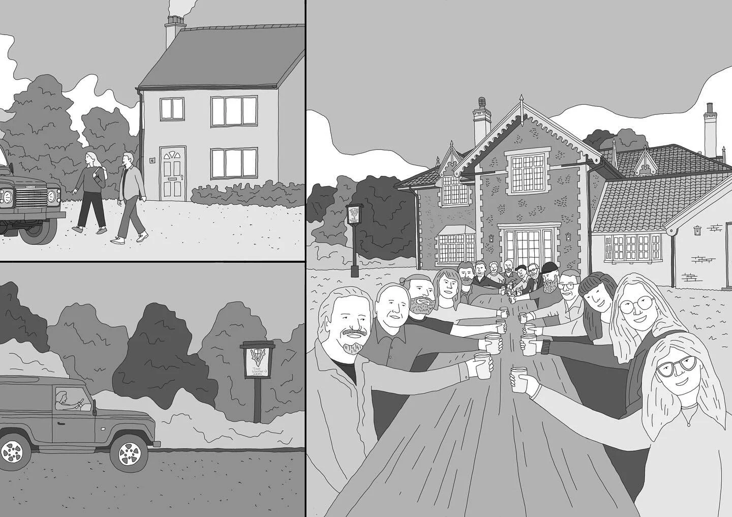 A DAY IN THE LIFE OF IZZI : Frame #8
In order to be instagram savvy (or totally not) this Storyboard of ‘A Day in the Life of Izzi’ will be uploaded from the last frame first.
Here we all are at @guntonarms celebrating a successful day