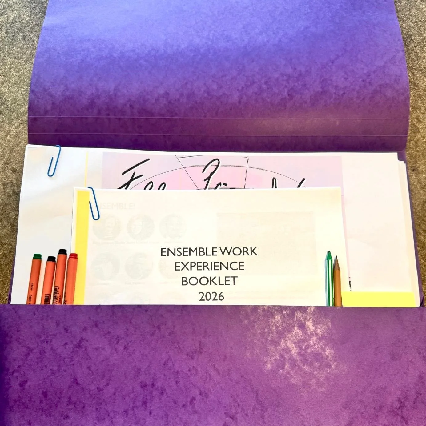 EDUCATION : Ensemble Work Experience 

We&rsquo;re gearing up for the work experience season! This year we are welcoming 3 students from local schools and we can&rsquo;t wait to have them. Hopefully they will complete their weeks with a positive insi